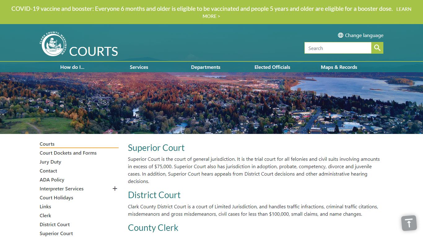 Courts Home | Clark County